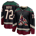 Men's Arizona Coyotes Travis Boyd #72 Black Home Breakaway Player Jerseys