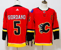 Men's Calgary Flames Mark Giordano #5 Red Breakaway Player Jerseys