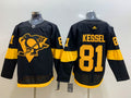 Men's Pittsburgh Penguins Phil Kessel #81 Black Player Jerseys