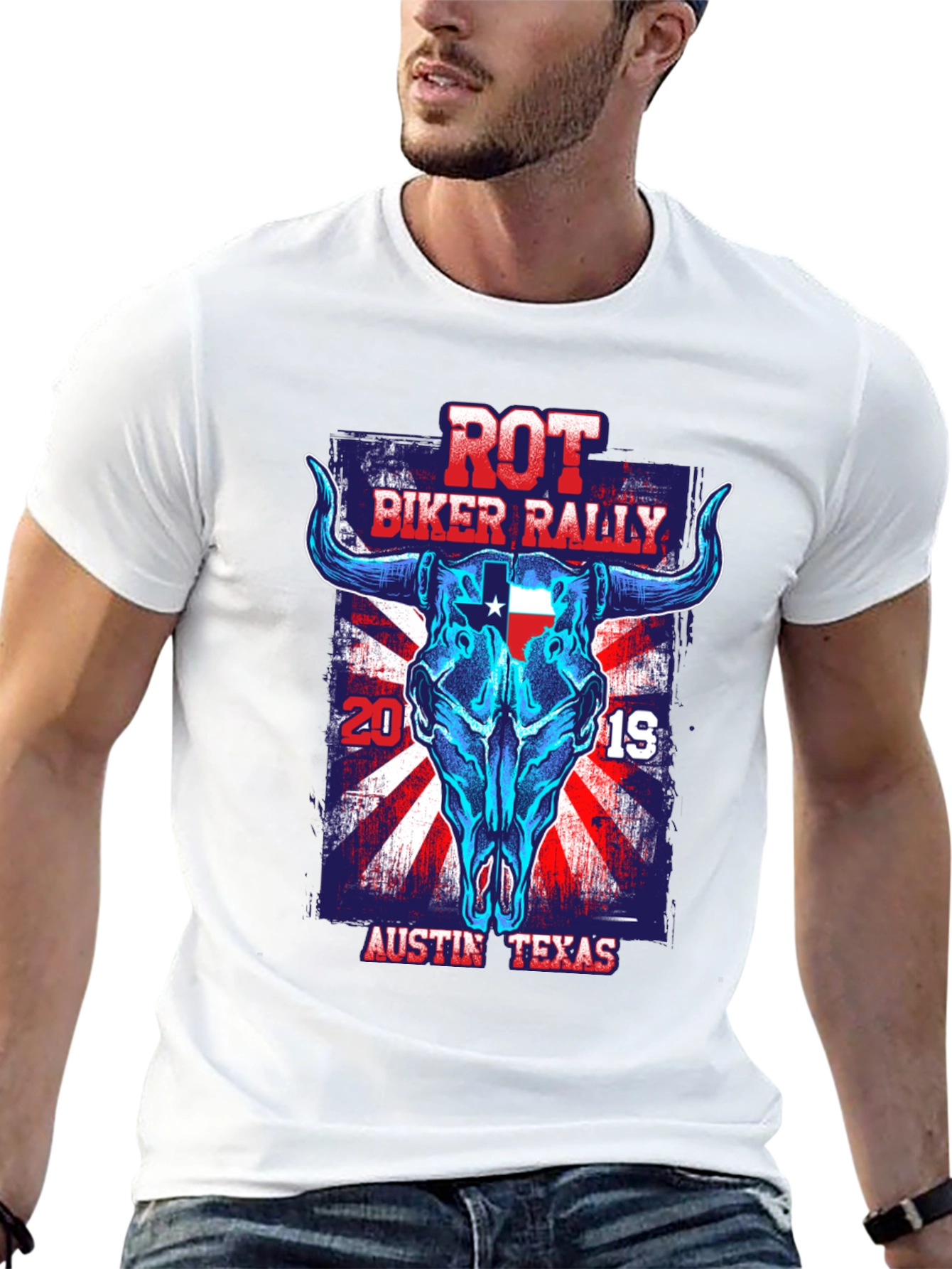 ROT Biker Rally Tee - Austin Texas