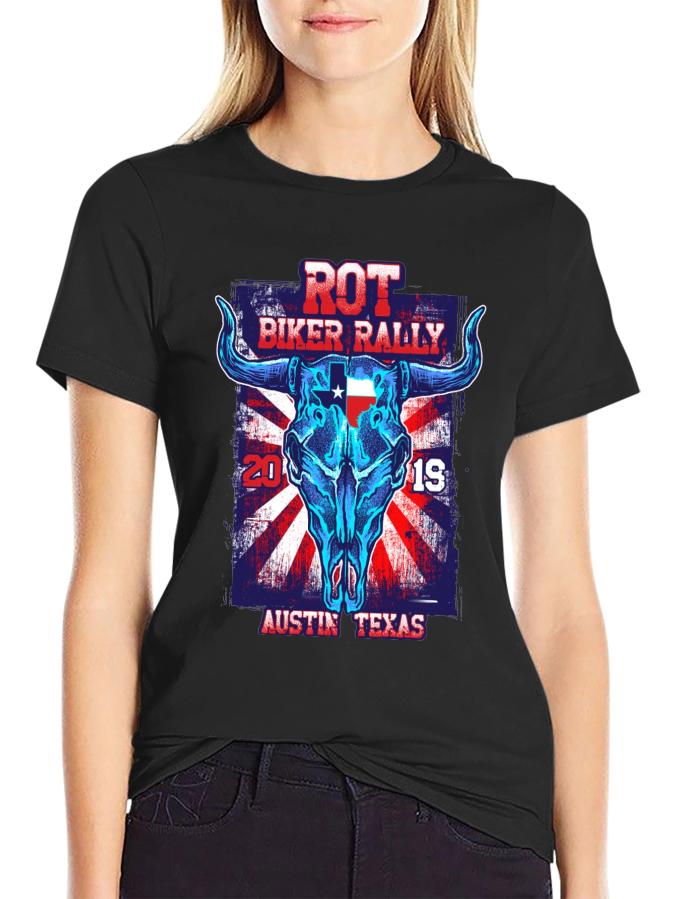 ROT Biker Rally Tee - Austin Texas
