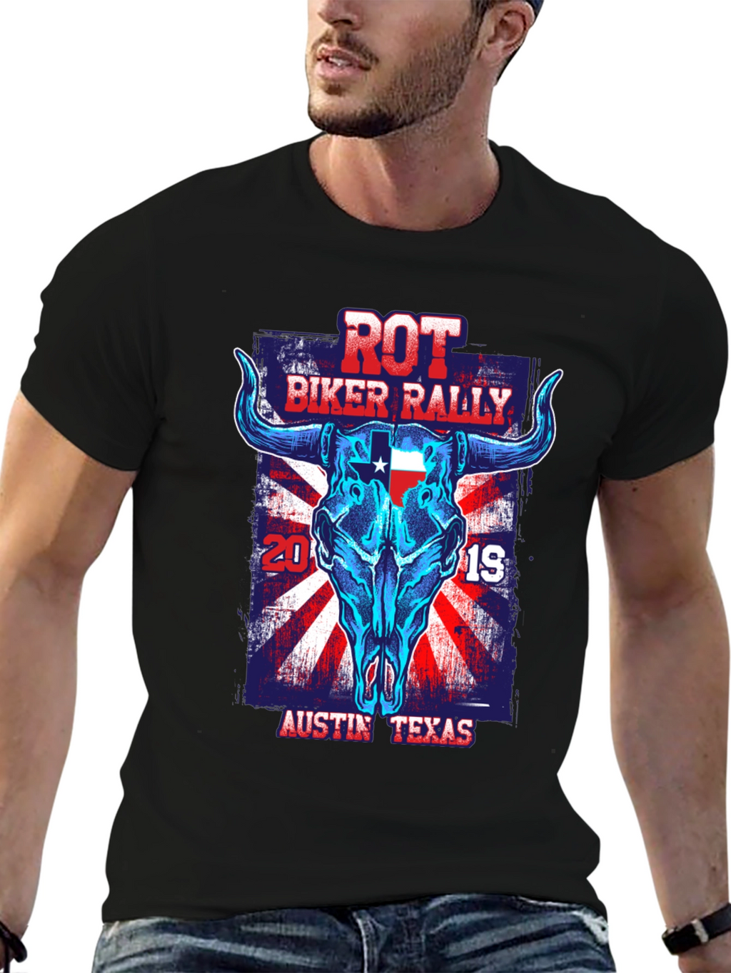 ROT Biker Rally Tee - Austin Texas