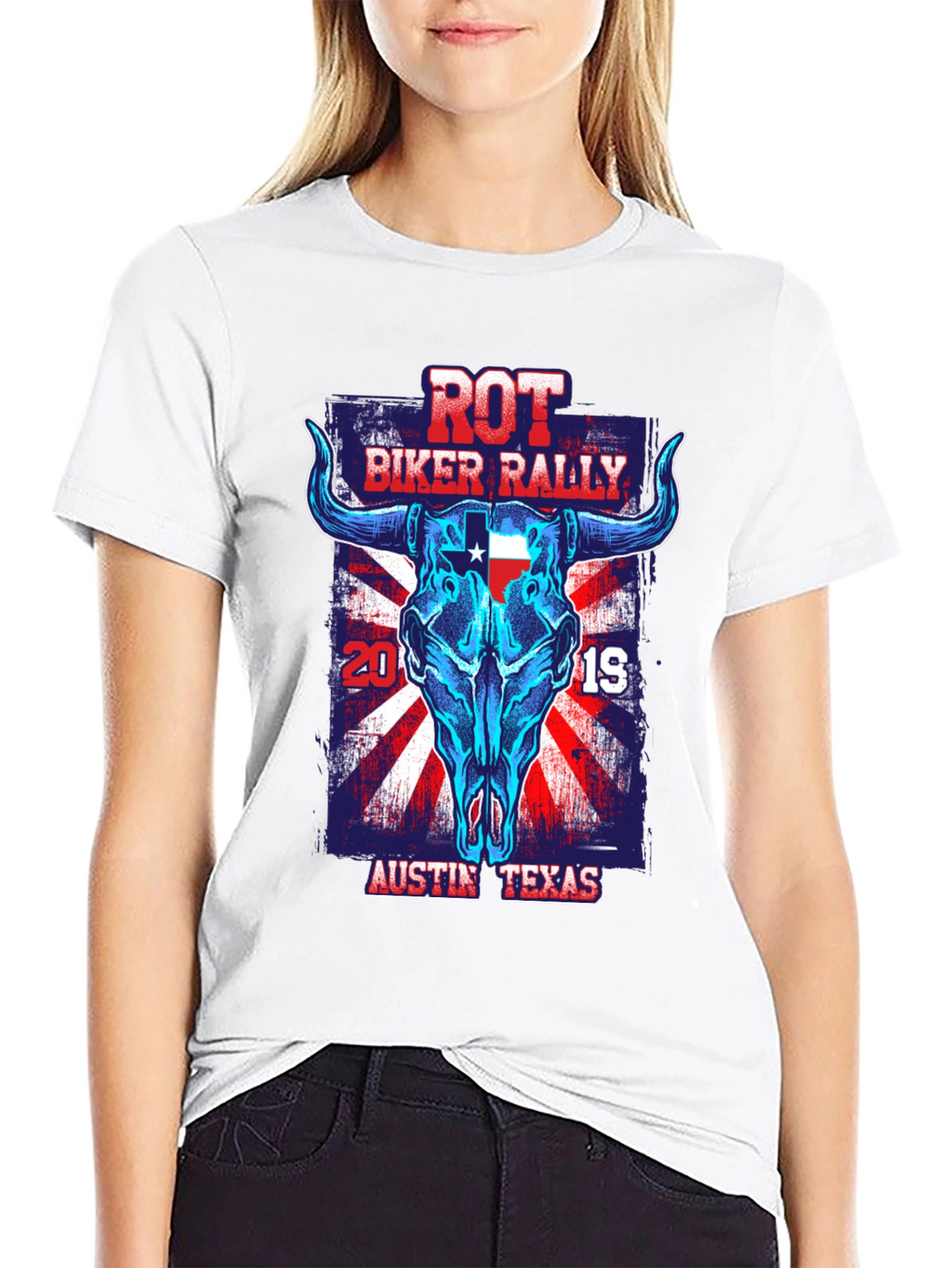 ROT Biker Rally Tee - Austin Texas