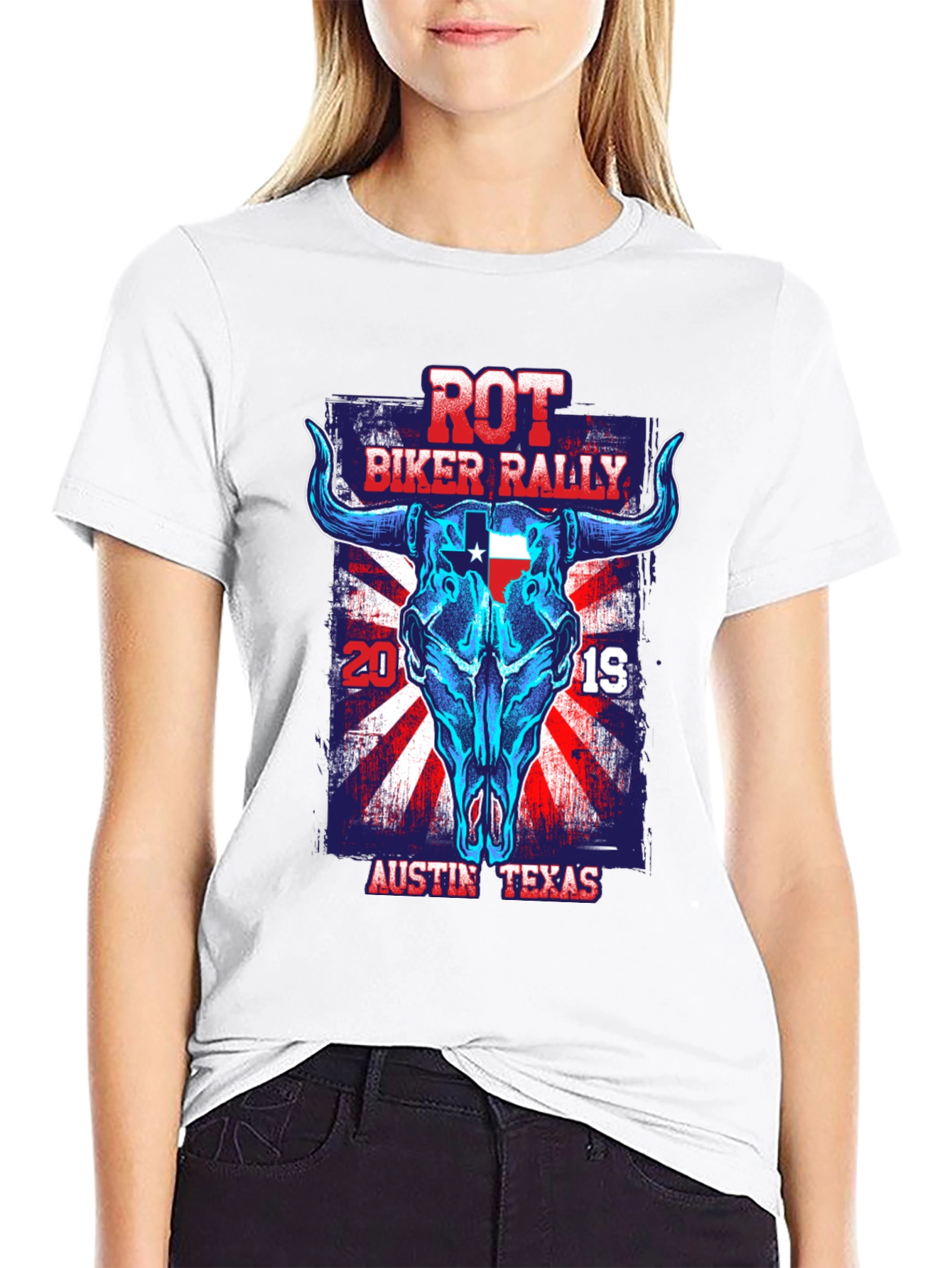 ROT Biker Rally Tee - Austin Texas