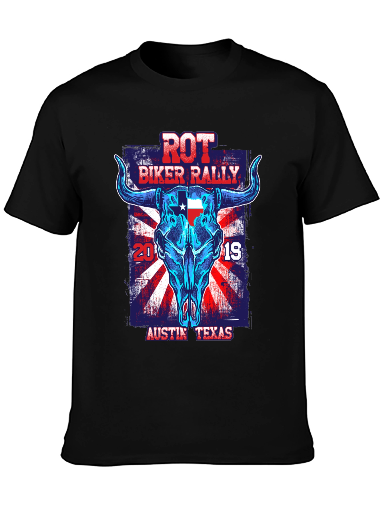 ROT Biker Rally Tee - Austin Texas
