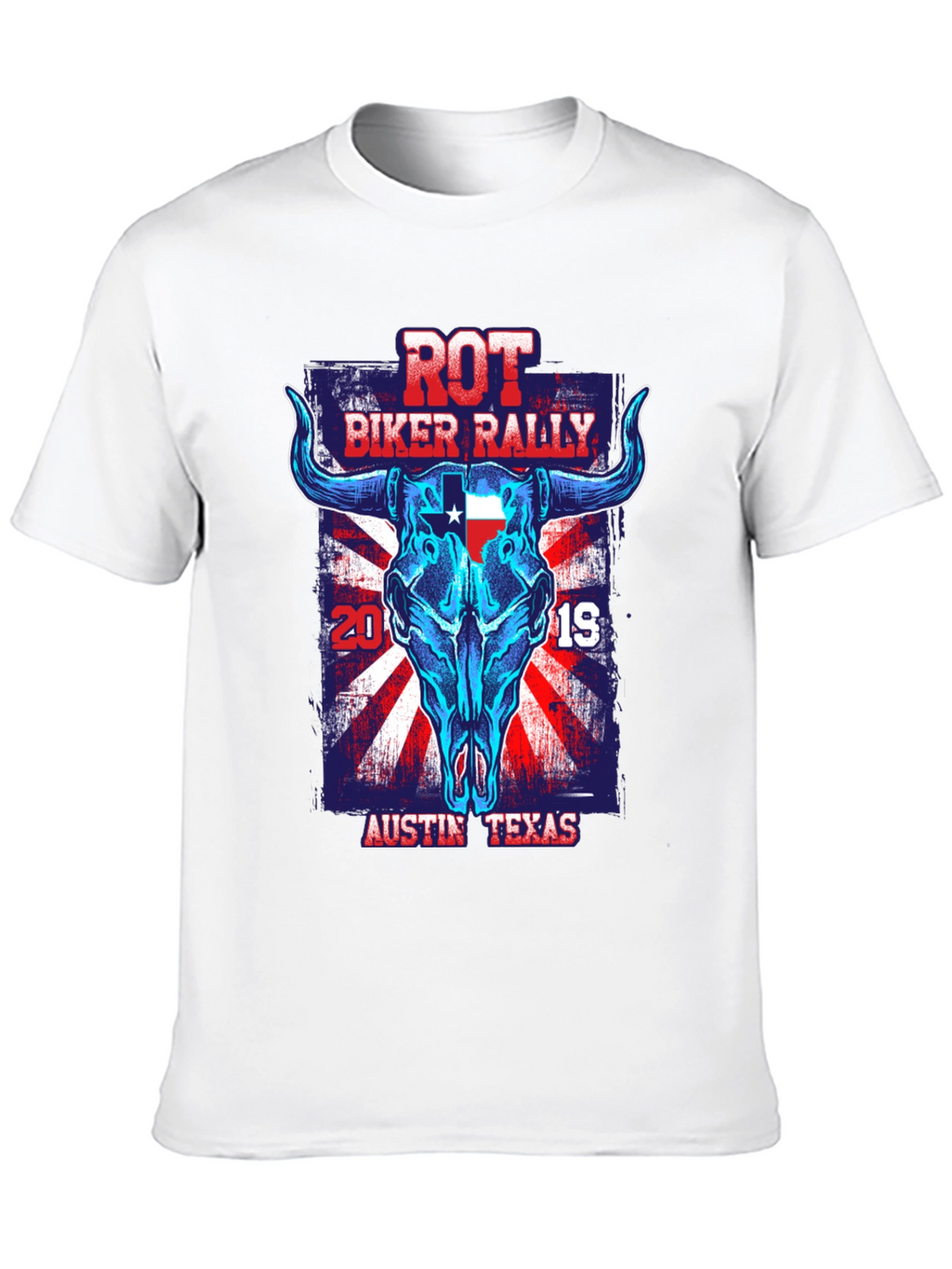 ROT Biker Rally Tee - Austin Texas