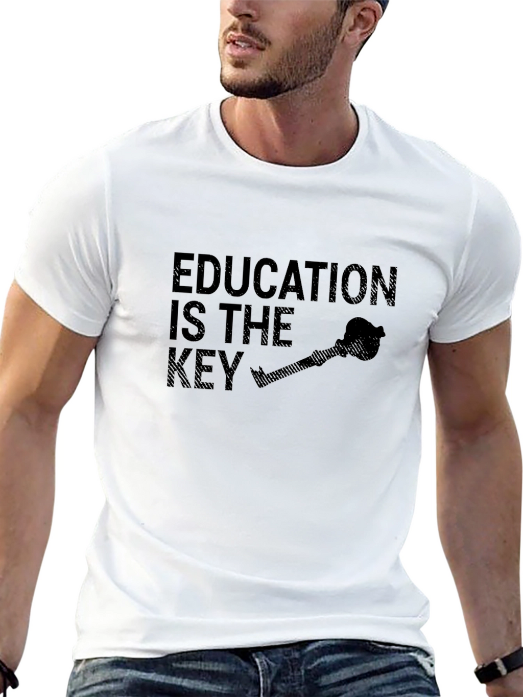 Education is the Key Graphic T-Shirt