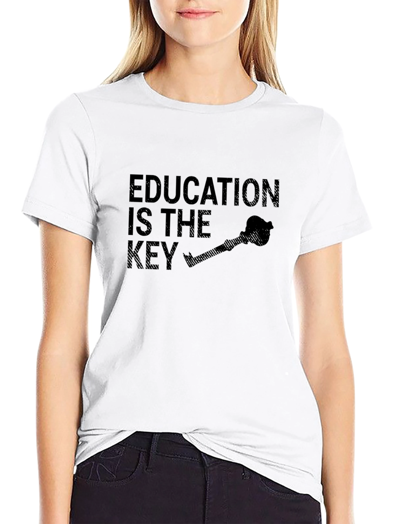 Education is the Key Graphic T-Shirt