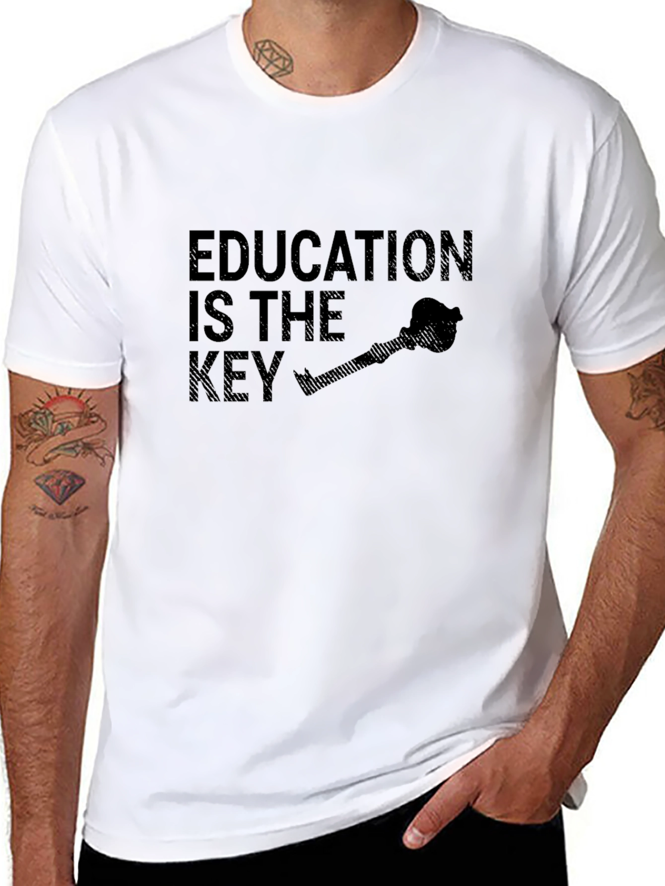 Education is the Key Graphic T-Shirt