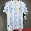 2021 Argentina Home Player Version Retro Soccer Jersey Front