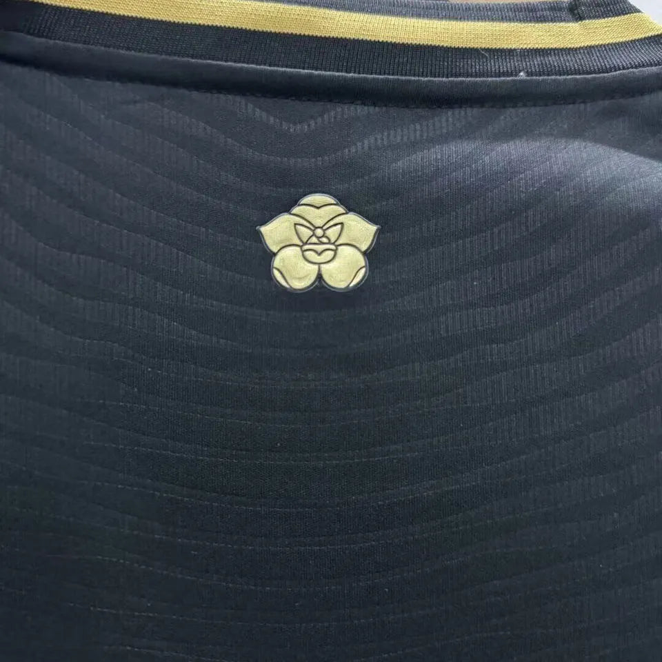 2024/25 Panama Black Fans Soccer Jersey Detail 3