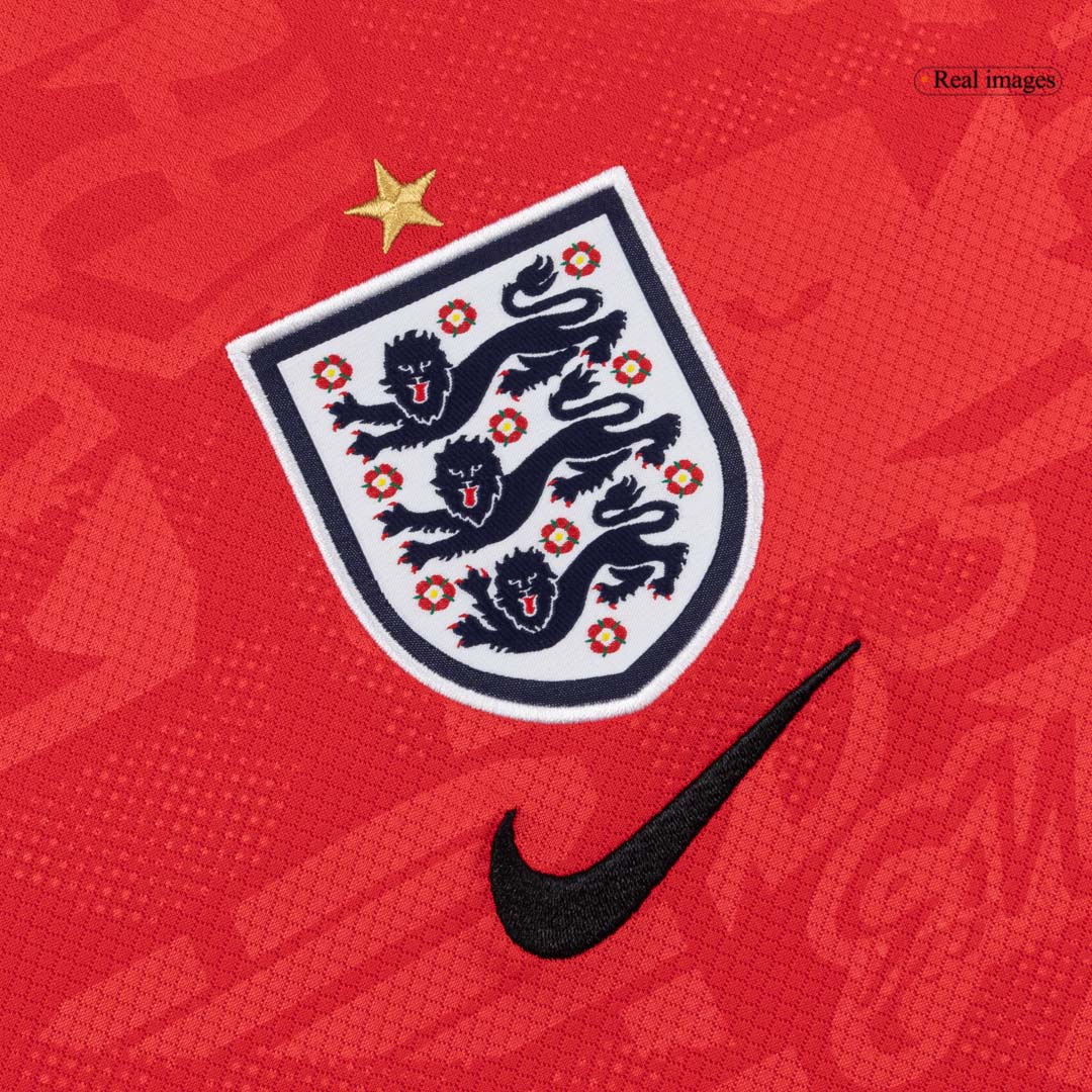 RICE #4 England Away Soccer Jersey World Cup 2026 Red Image 5
