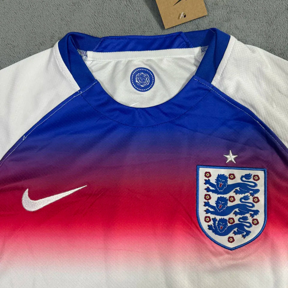 RUSSO #9 England Home White Fans Soccer Jersey 2025/26 ★★ Detail 2