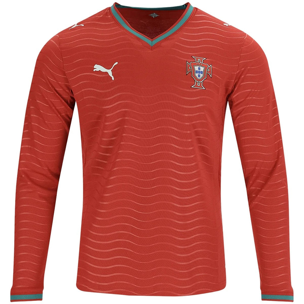 Portugal Home Long Sleeve Jersey World Cup 2026 Front