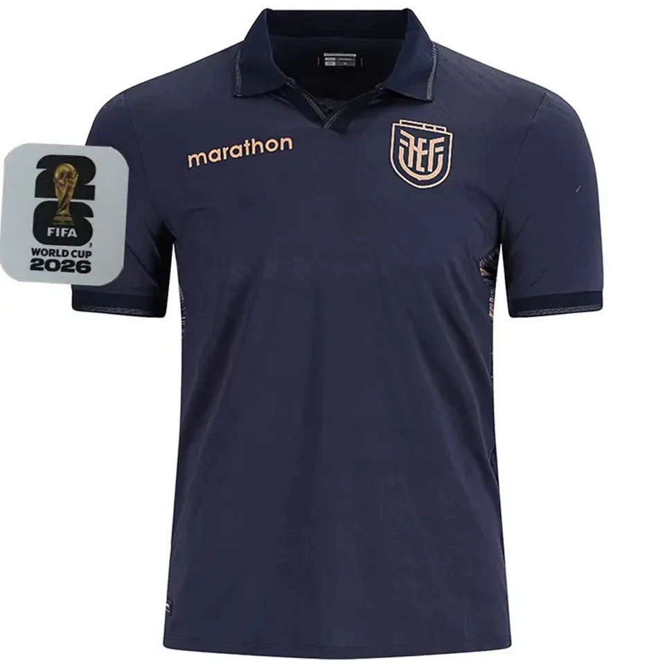 2026/27 Ecuador Third Fans Soccer Jersey (Have Right Patch 有右臂章 白底黑字） Front