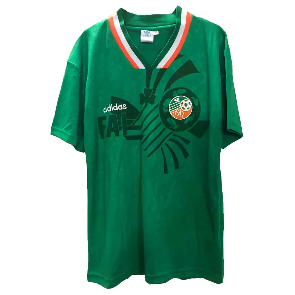 1994 Ireland Home Retro Soccer Jersey Back