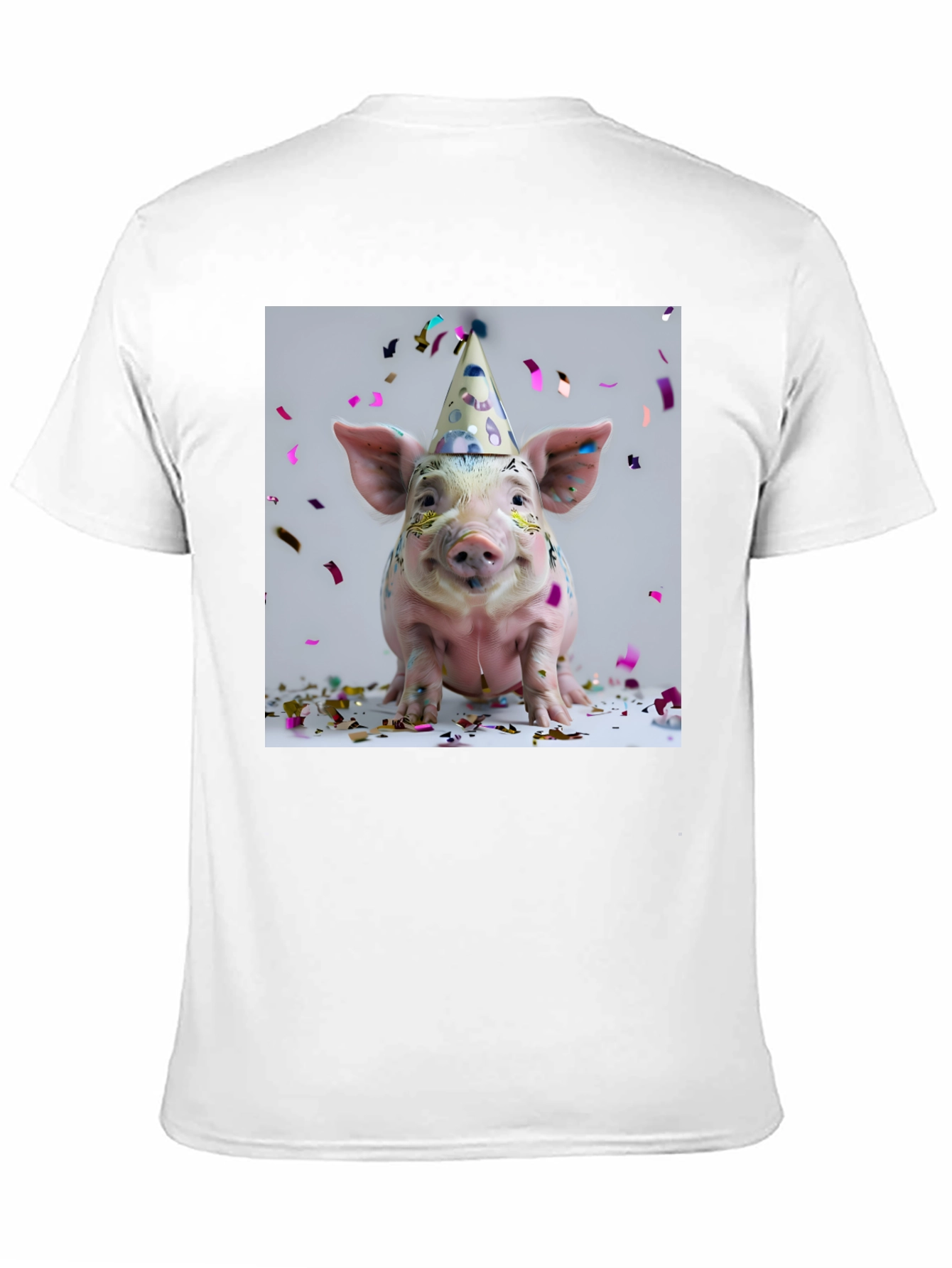 Party Pig T-Shirt - Black Cotton Tee