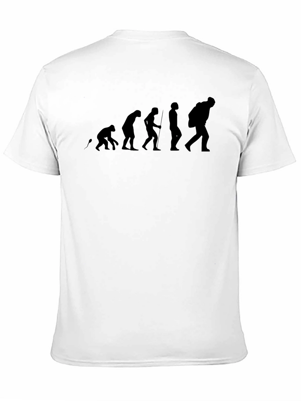 Evolution of Man Black T-Shirt