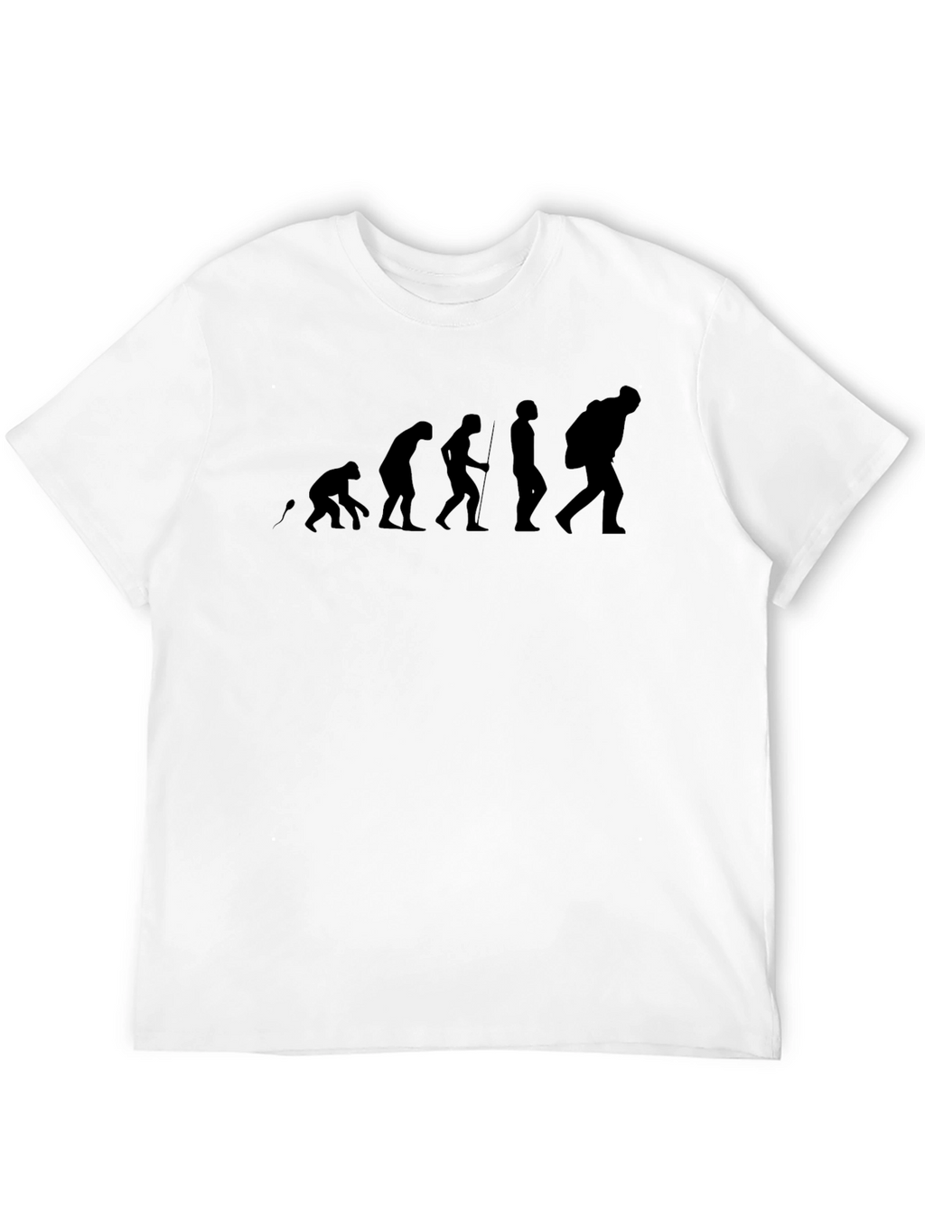 Evolution of Man Black T-Shirt