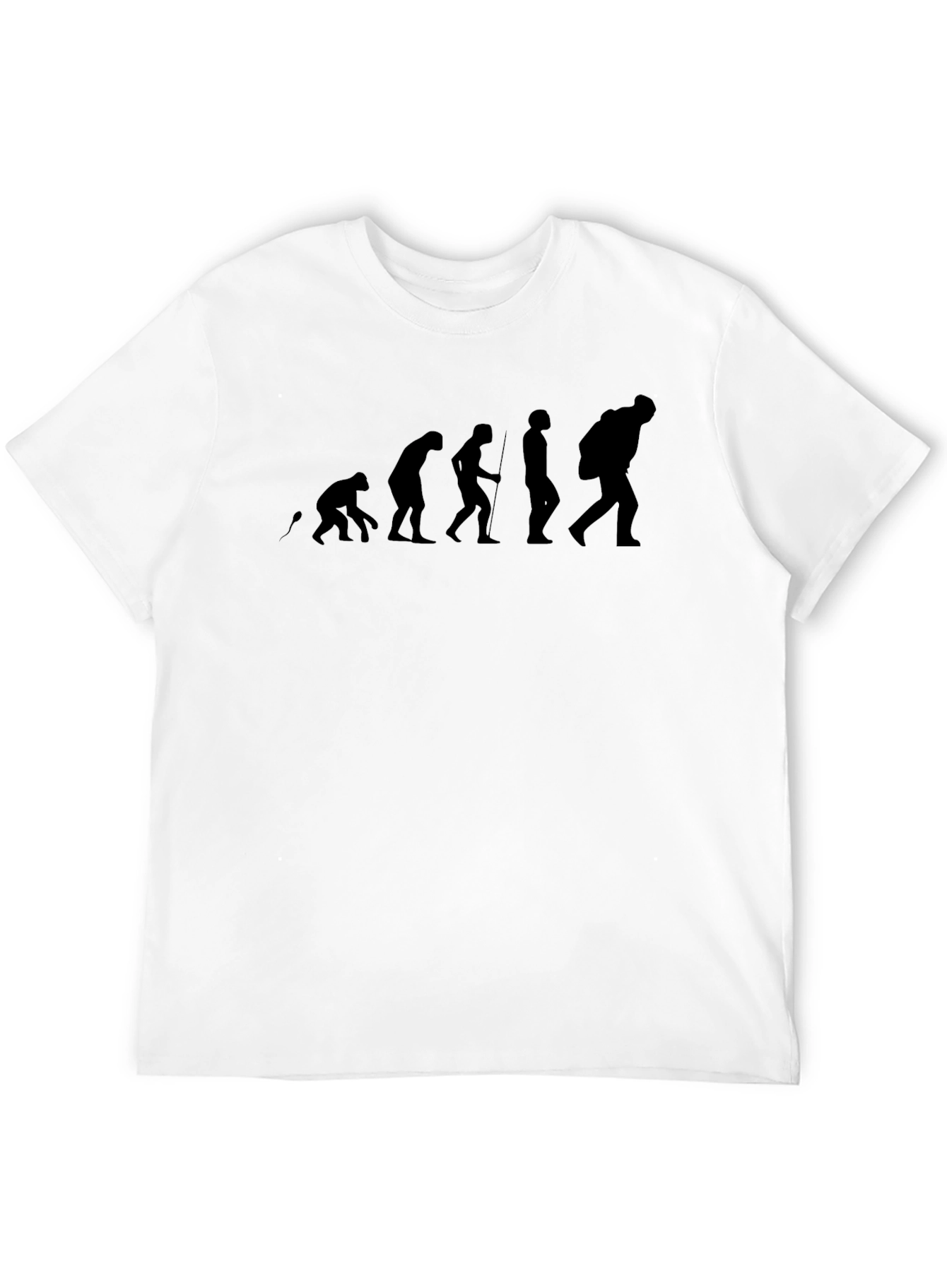 Evolution of Man Black T-Shirt