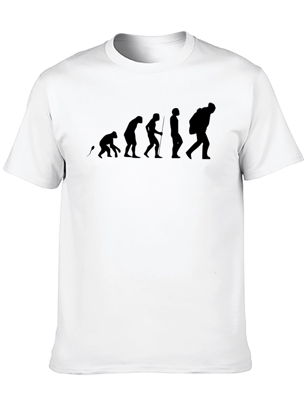 Evolution of Man Black T-Shirt