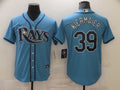 Men's Tampa Bay Rays Kevin Kiermaier #39 Blue Replica Baseball Jerseys