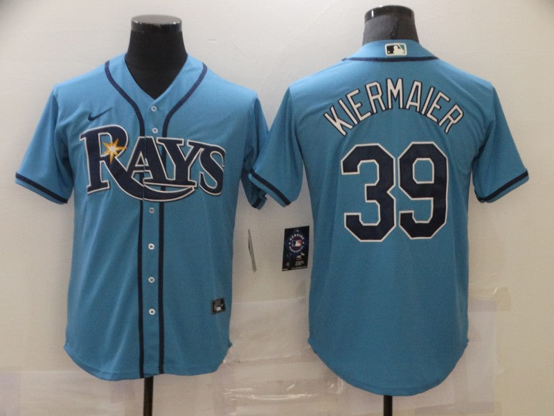 Men's Tampa Bay Rays Kevin Kiermaier #39 Blue Replica Baseball Jerseys