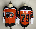 Men's Philadelphia Flyers Carter Hart #79 Orange Player Game Jerseys