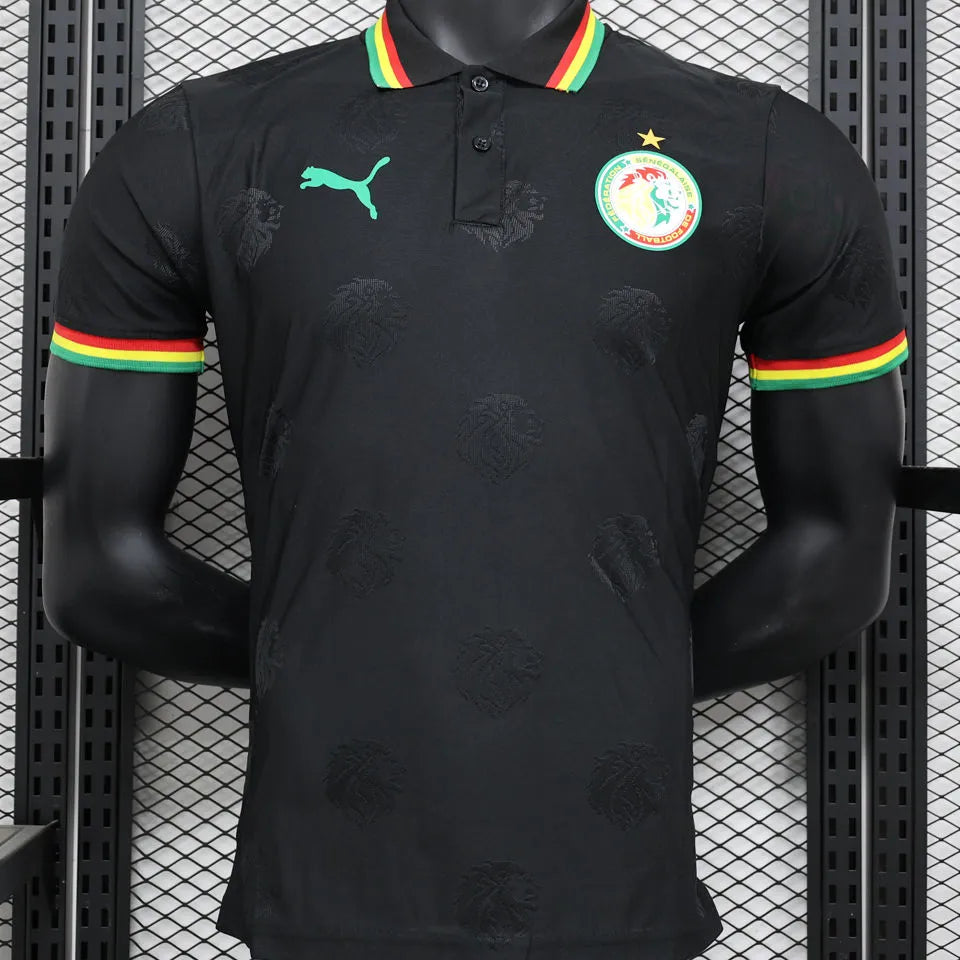 2025 Algeria Special Edition Purple; Fans Soccer Jersey Detail 1