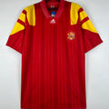 1992/94 Spain Home Red Retro Soccer Jersey Front