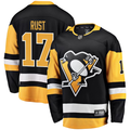 Men's Pittsburgh Penguins Bryan Rust #17 Black Player Game Jerseys