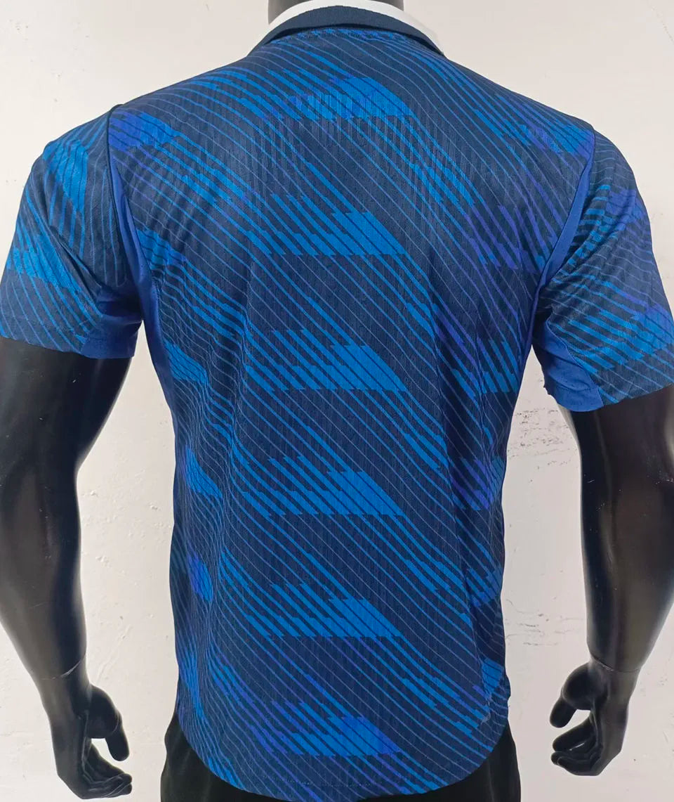 2026/27 France Home Blue Player Version Soccer Jersey Back