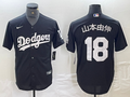Men's Los Angeles Dodgers Yoshinobu Yamamoto #18 Black Player Game Jerseys