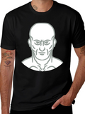 Bold Graphic Tee - Mans Face Design