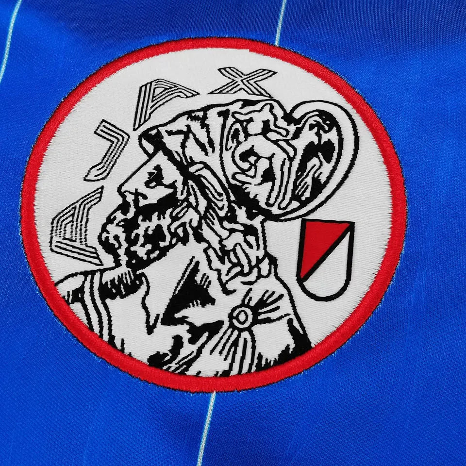 1989/90 AA Away Retro Soccer Jersey Detail 1