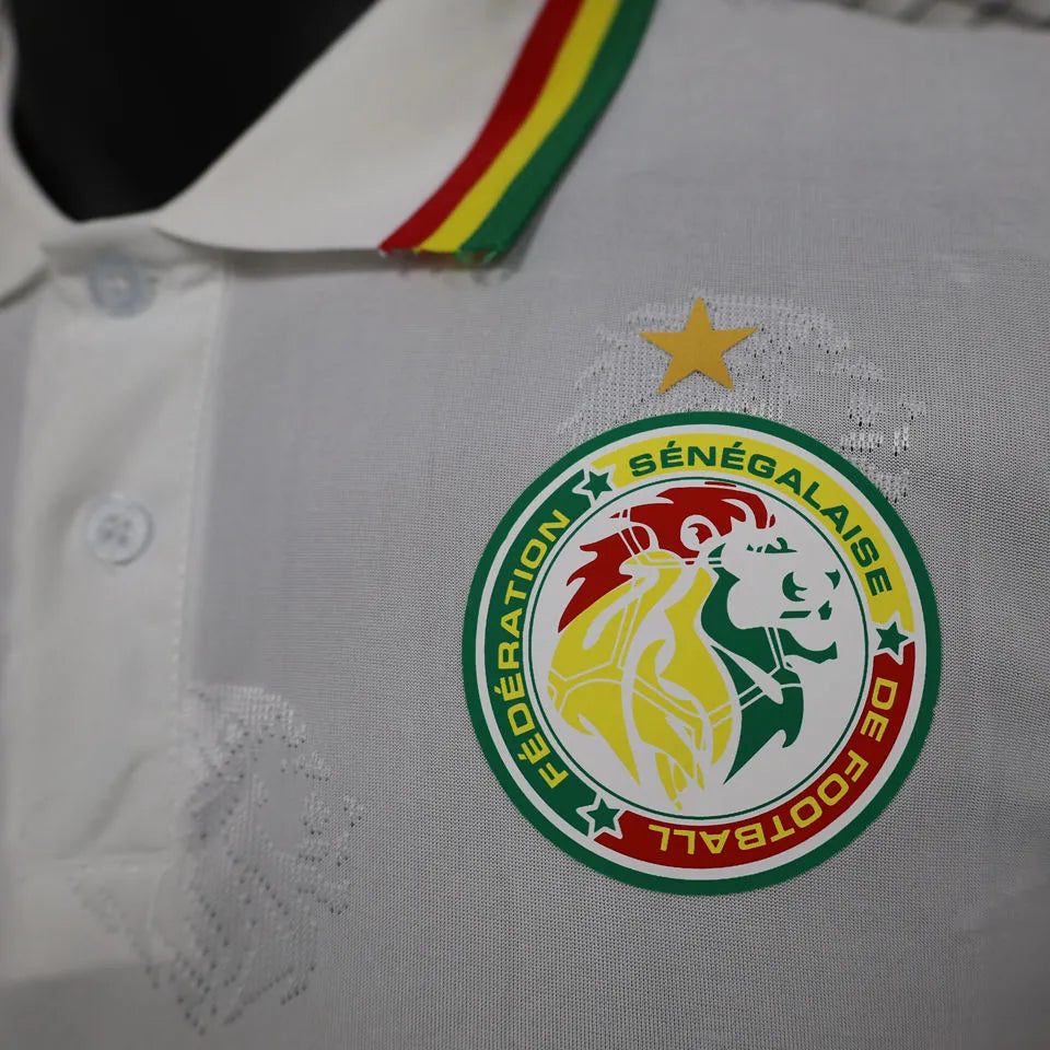 2025 Senegal Special Edition White Player Version Jersey Detail 2