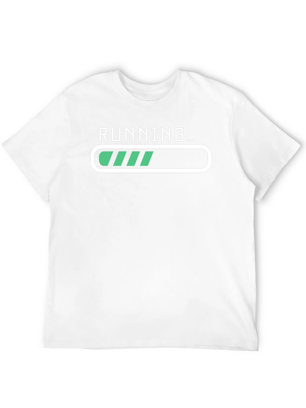 Running Loading Bar Graphic Tee - Black