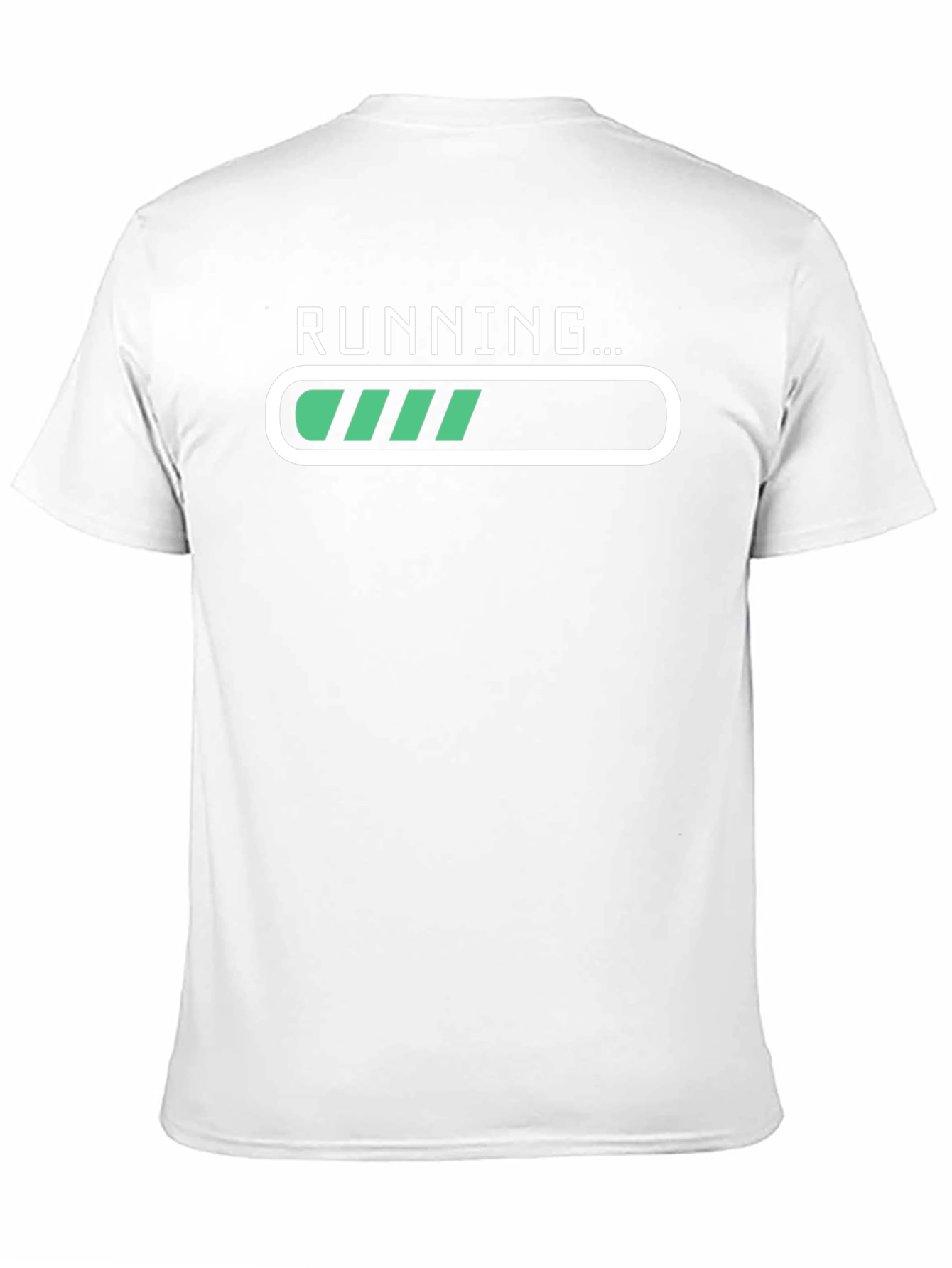 Running Loading Bar Graphic Tee - Black