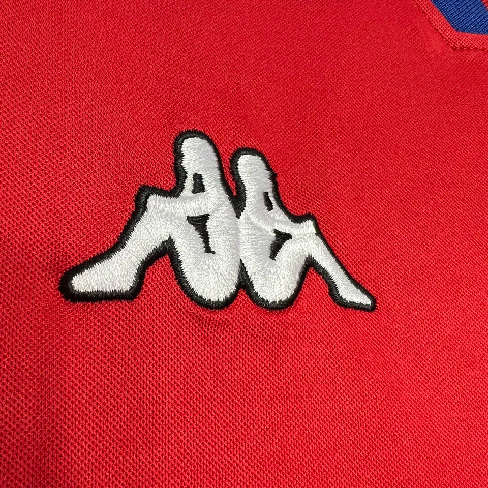 1998/99 Panama Home Red Retro Soccer Jersey Detail 4