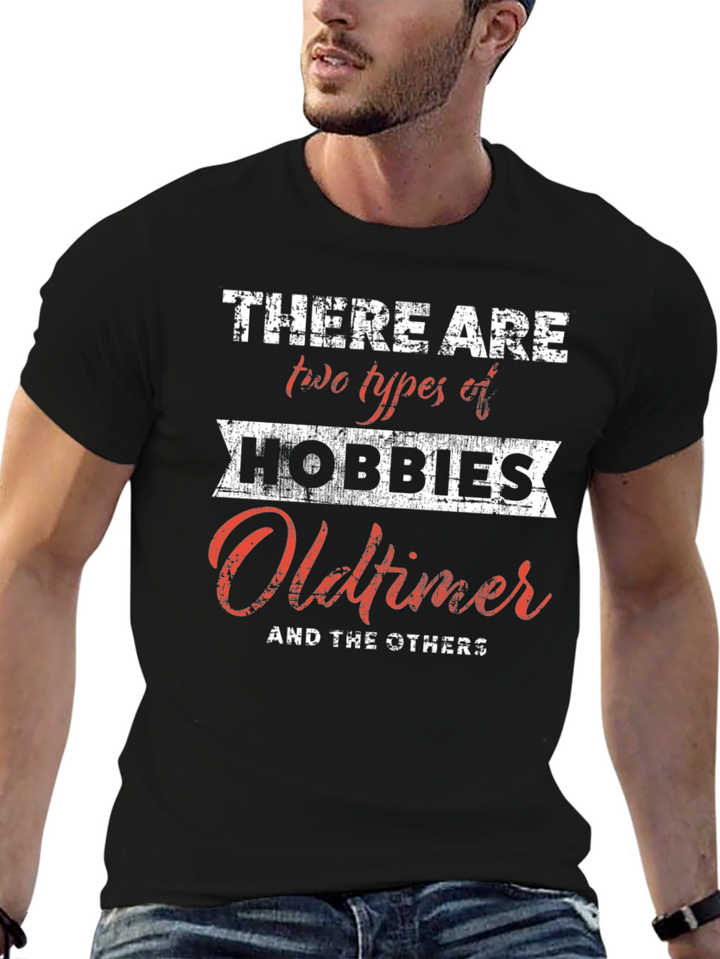 Oldtimer Hobbies T-Shirt - Classic Car Enthusiast Tee