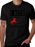 I Need Coffee Horses & Millions T-Shirt