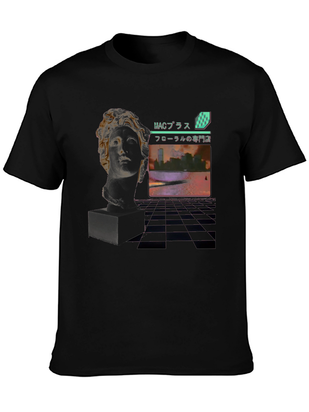 Vaporwave Statue Graphic Tee