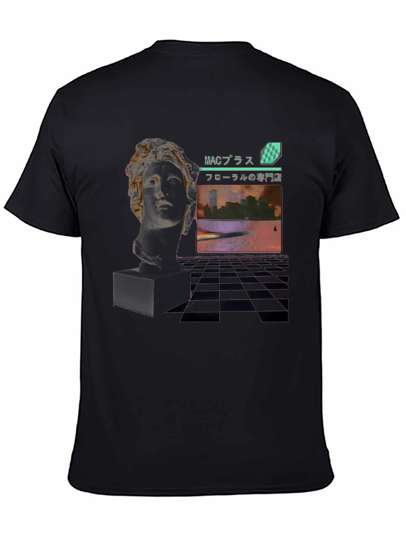 Vaporwave Statue Graphic Tee