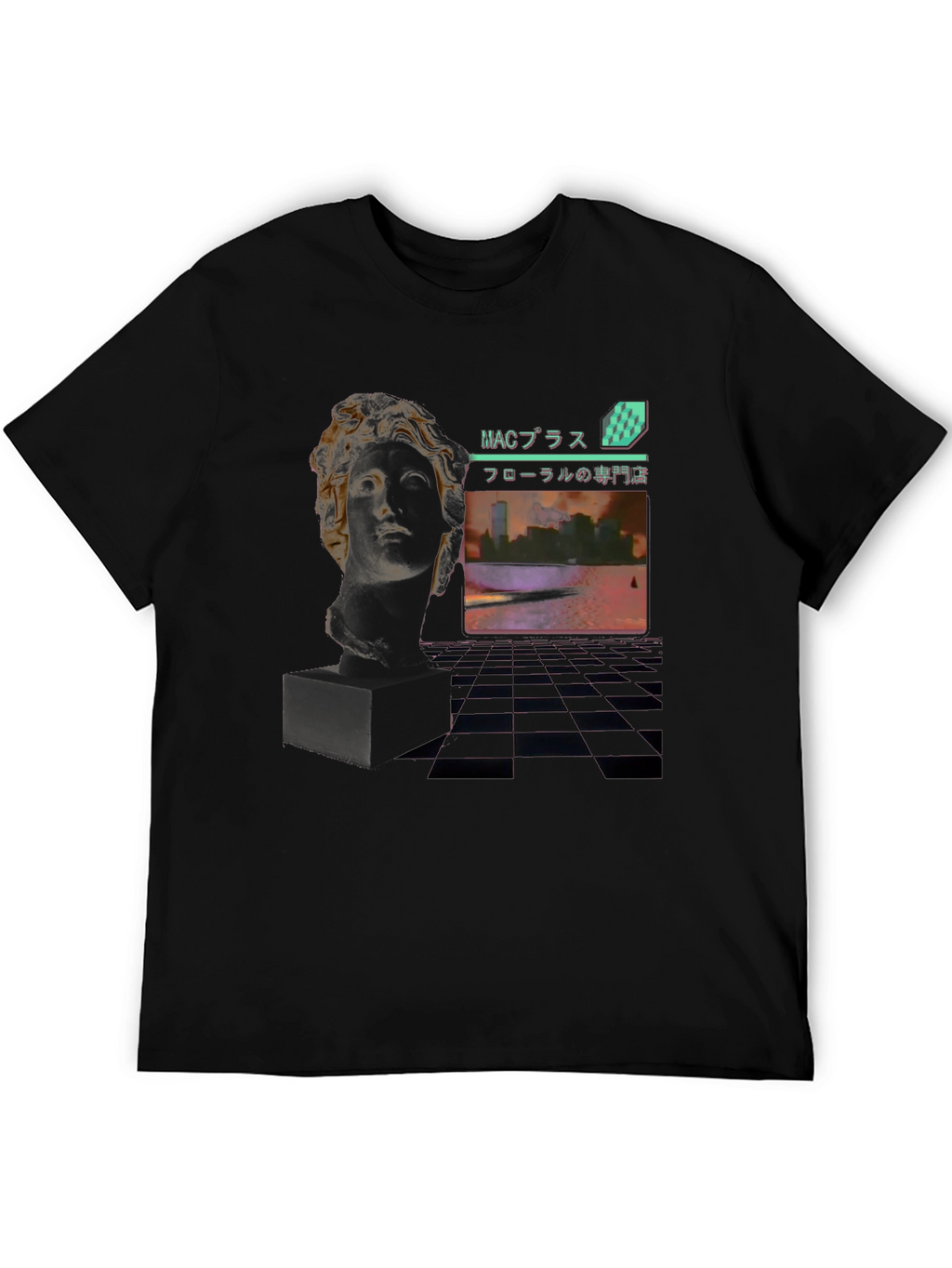 Vaporwave Statue Graphic Tee