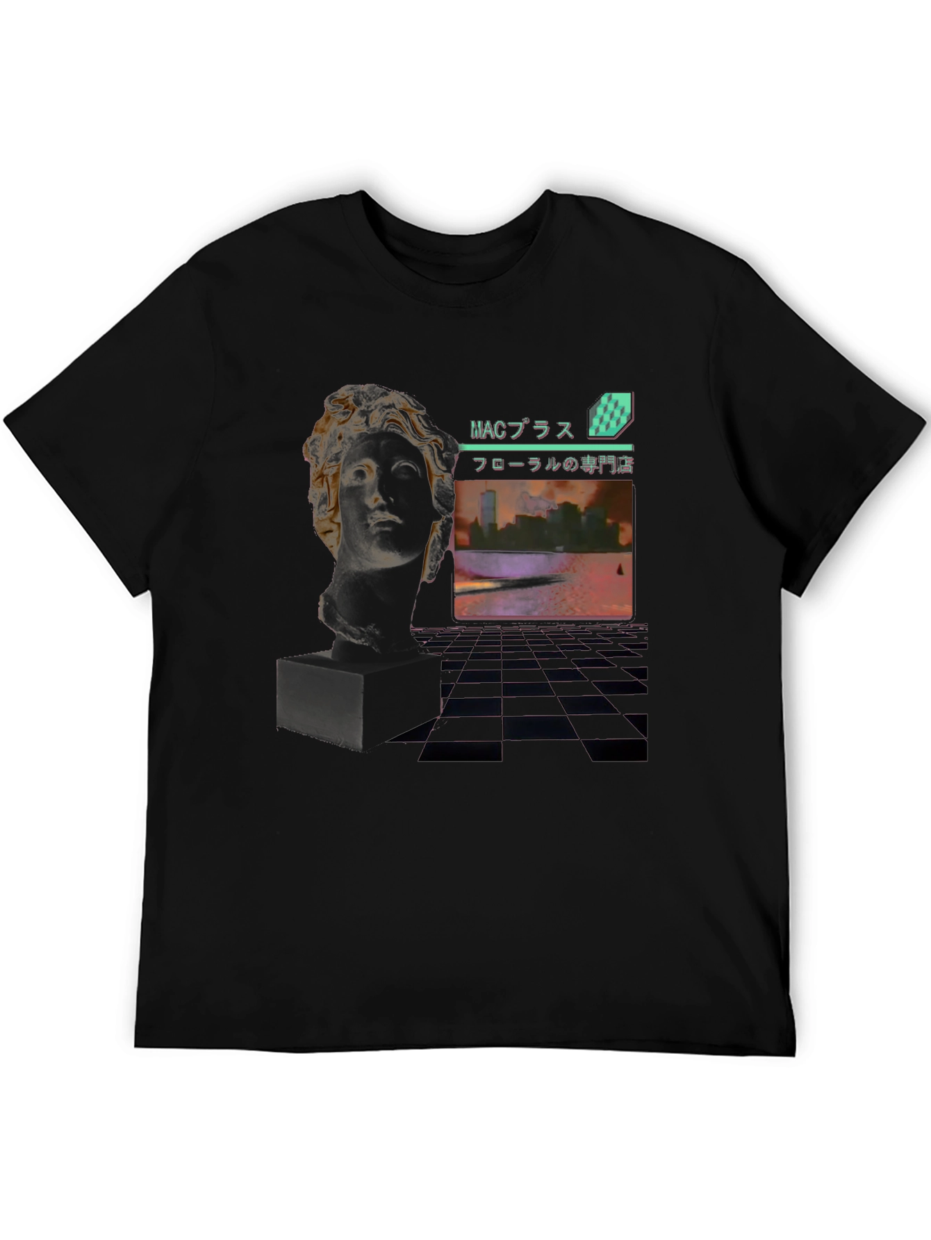 Vaporwave Statue Graphic Tee