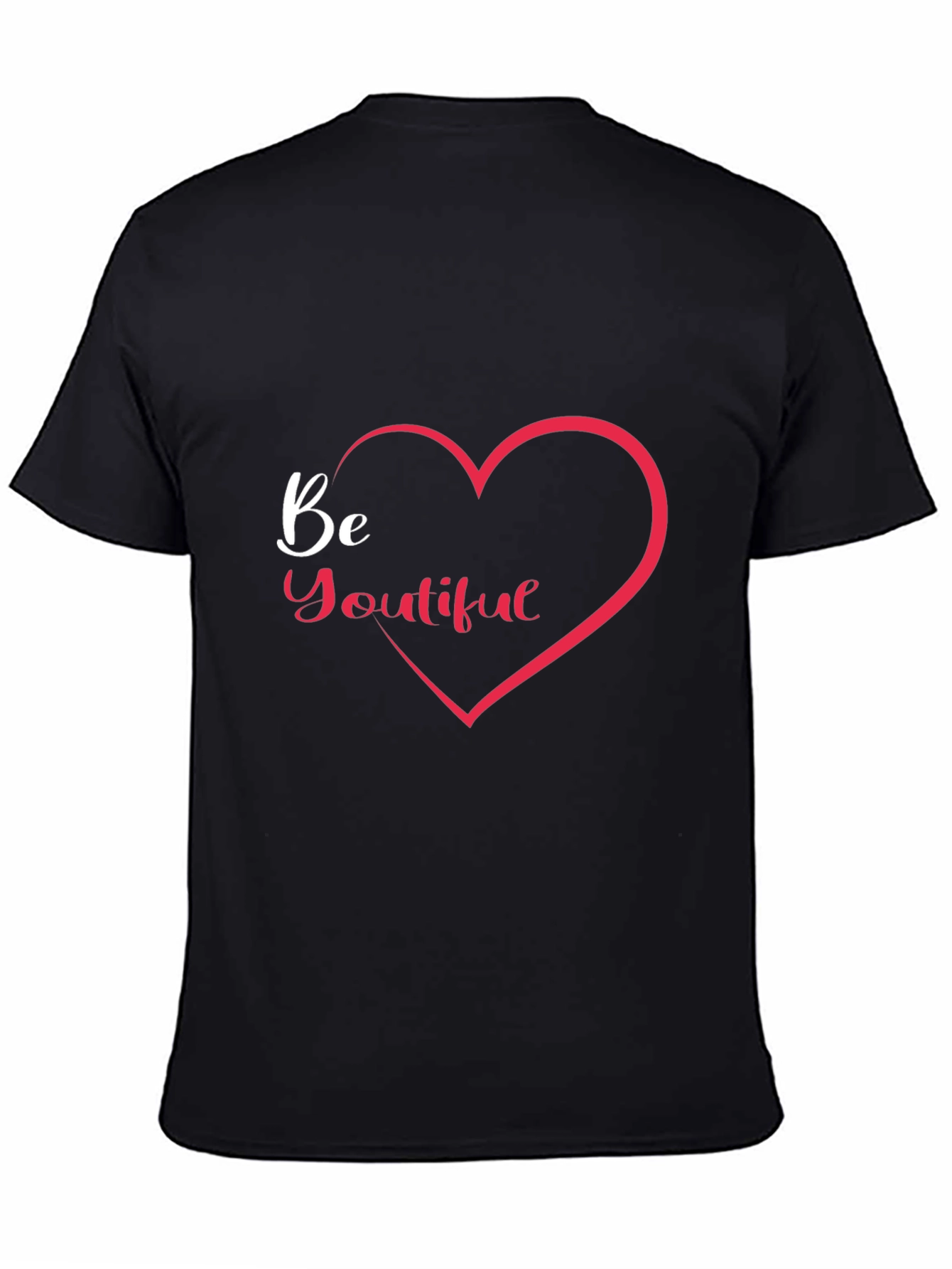 Be Youtiful Black Graphic Tee