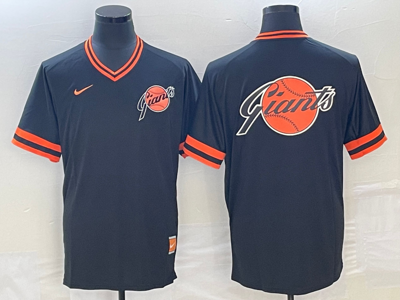 Men's San Francisco Giants Black Replica Team Jerseys