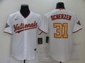 Men's Washington Nationals Max Scherzer #31 White Fashion Stitched Jerseys
