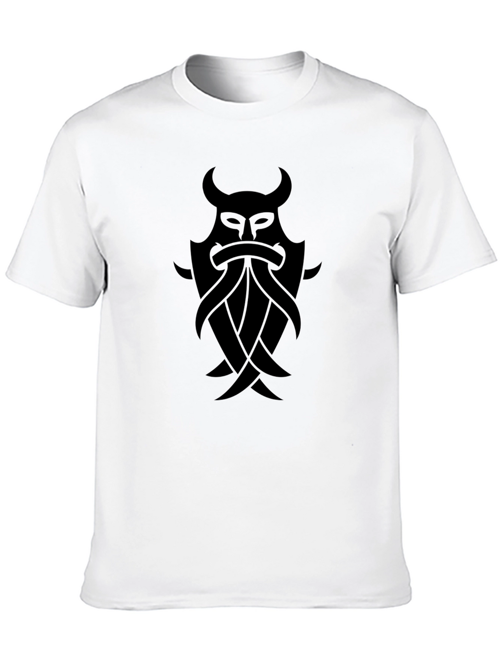 Viking Warrior Graphic Black T-Shirt