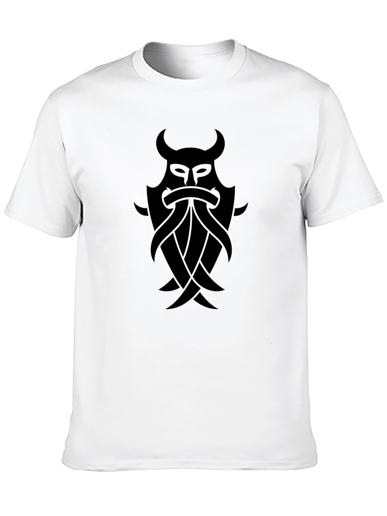 Viking Warrior Graphic Black T-Shirt
